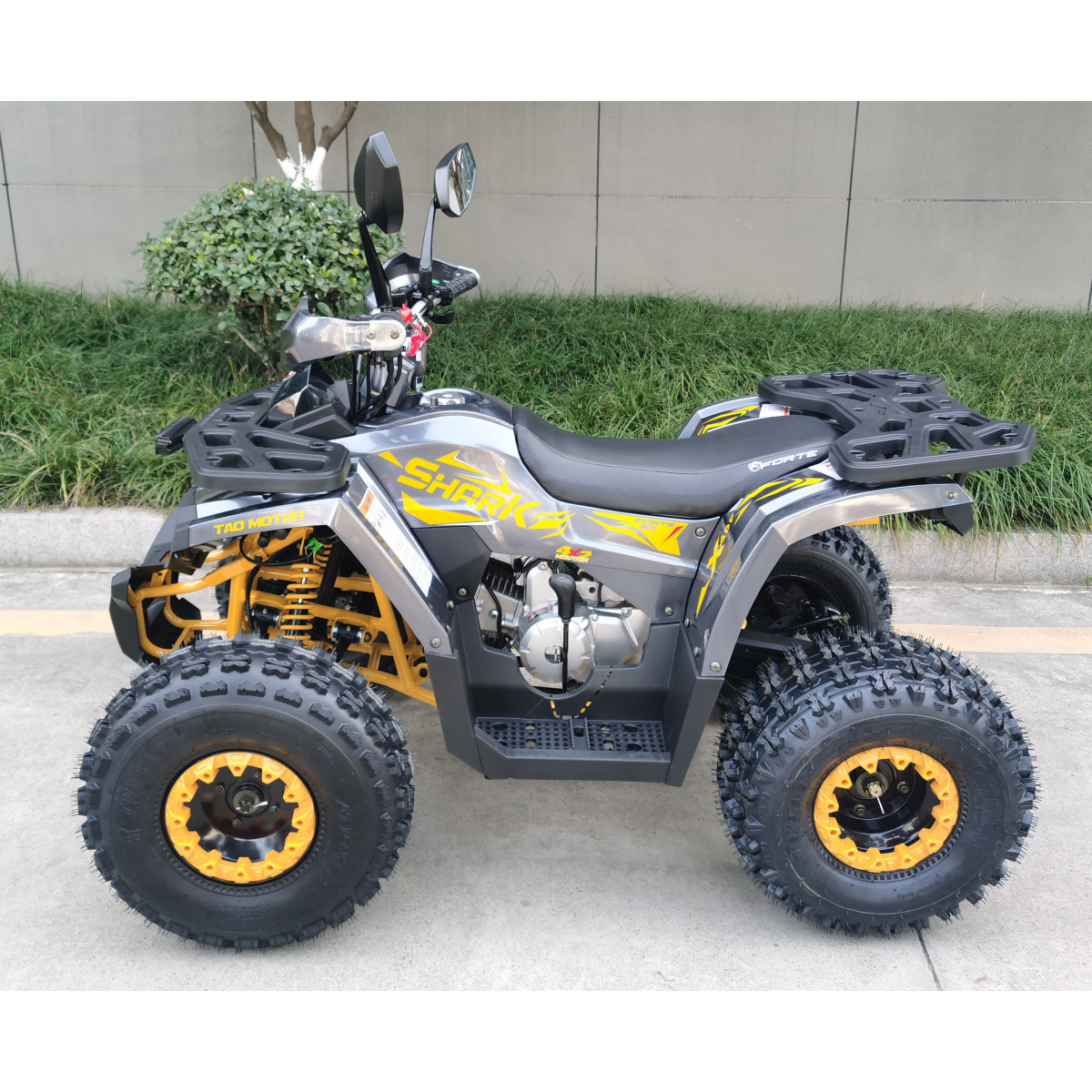 Квадроцикл FORTE Shark II 150 сіро-жовтий