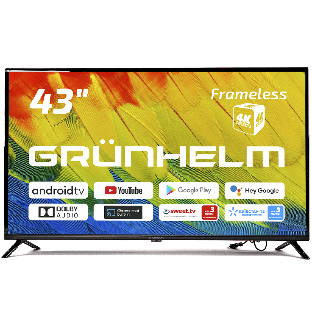Телевизор Grunhelm GT9UHDFL43-GA2 43"