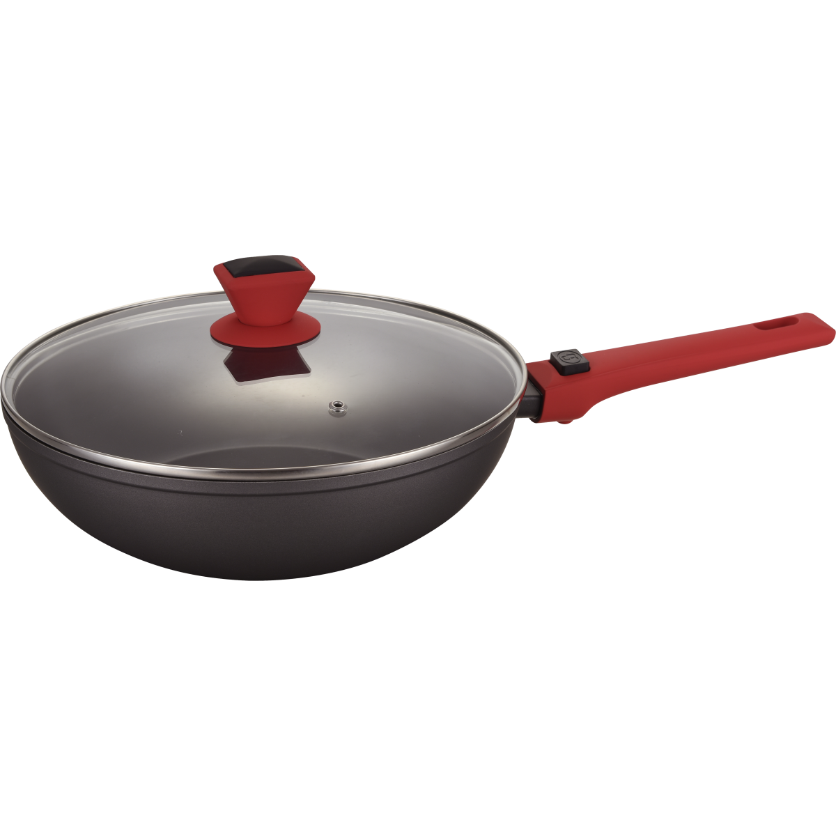 PEPPER PR-2211 Сковорідка Агат зі з'ємною ручкою і кришкою (greblon C2) 280x80 мм