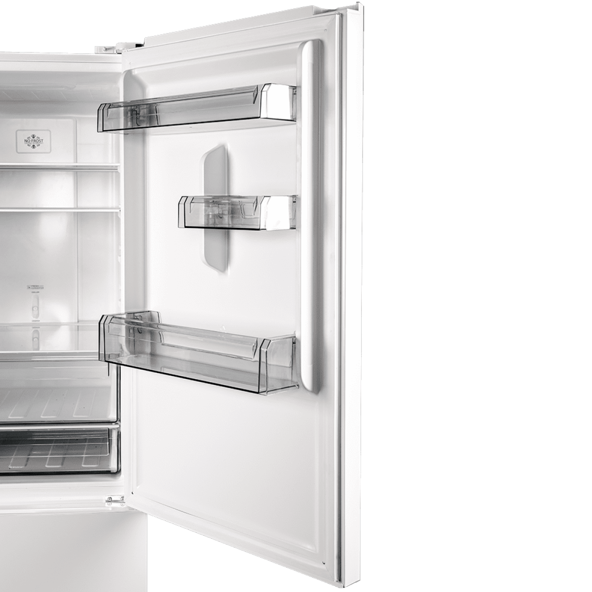 Двокамерний холодильник Grunhelm GNC-185HLW2