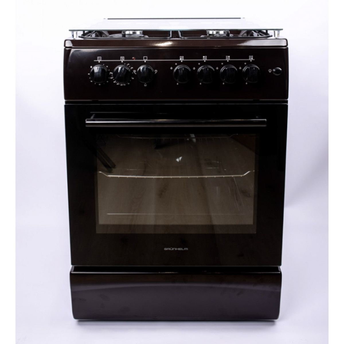 Плита газоелектрична коричнева Grunhelm AG6612BR