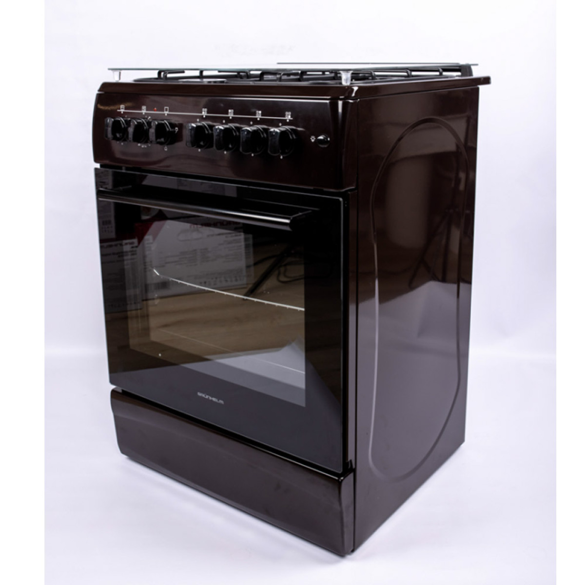Плита газоелектрична коричнева Grunhelm AG6612BR