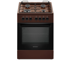 Плита газоелектрична коричнева Grunhelm AG6612BR-0