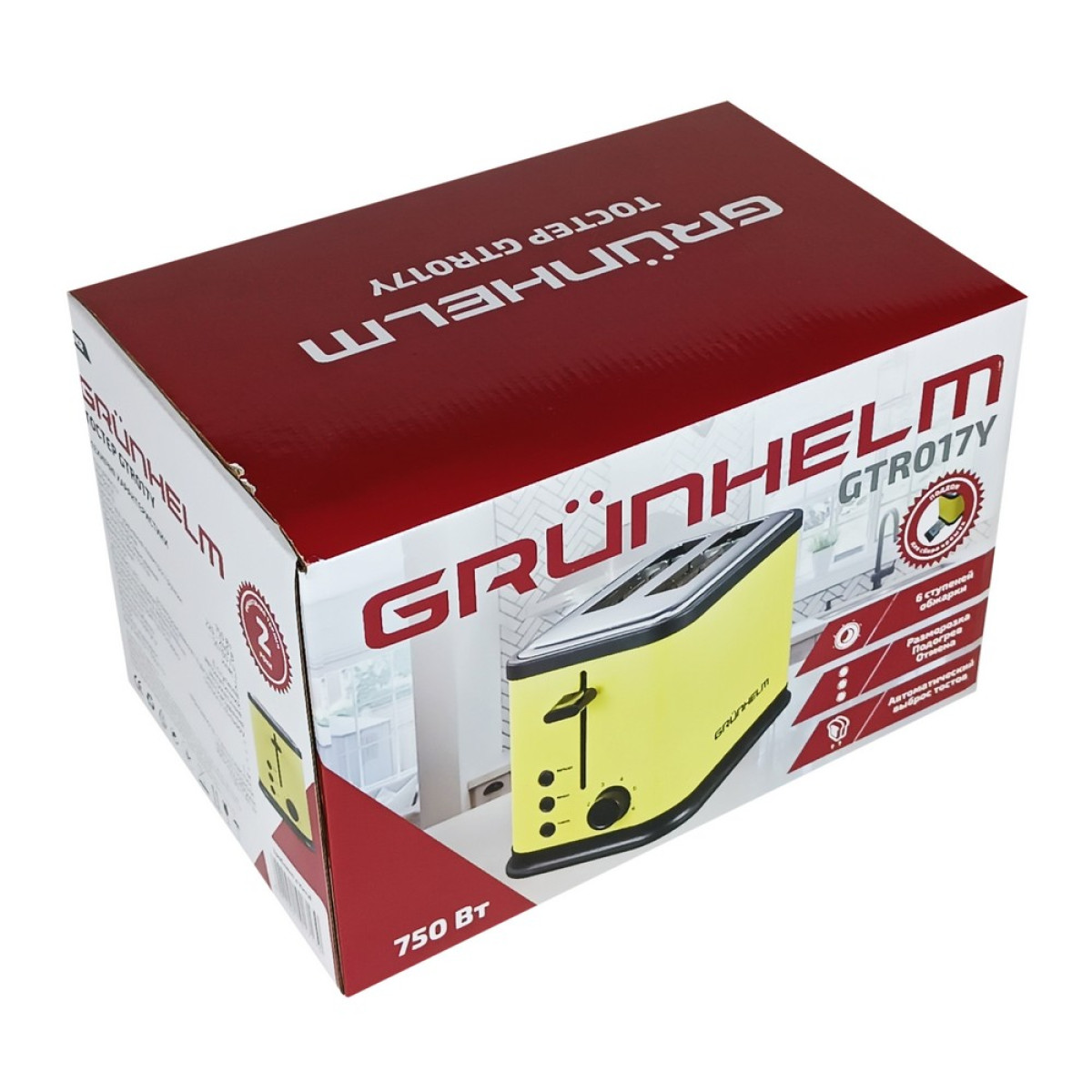 Тостер Grunhelm GTR017Y