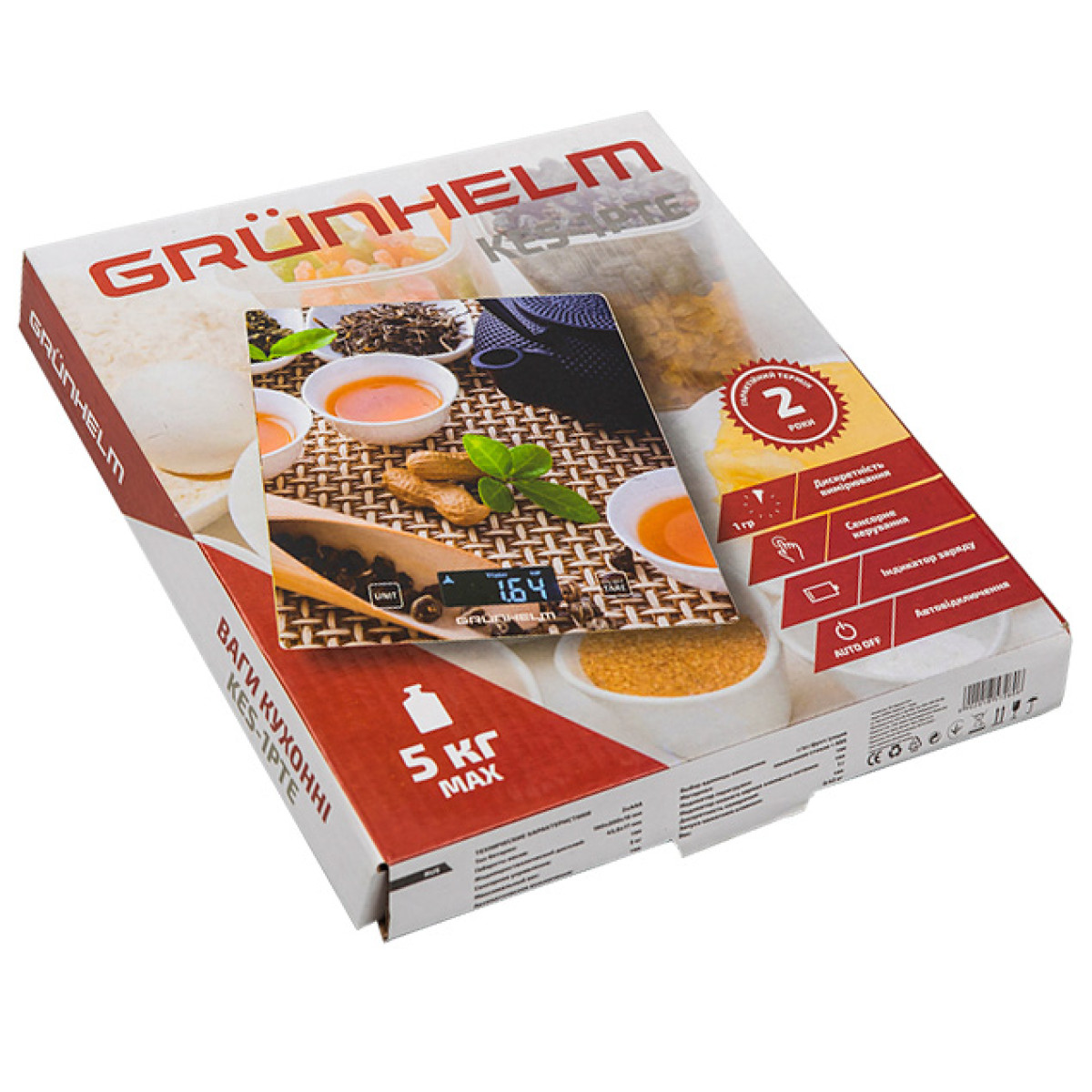 Кухонные весы Grunhelm KES-1PTE