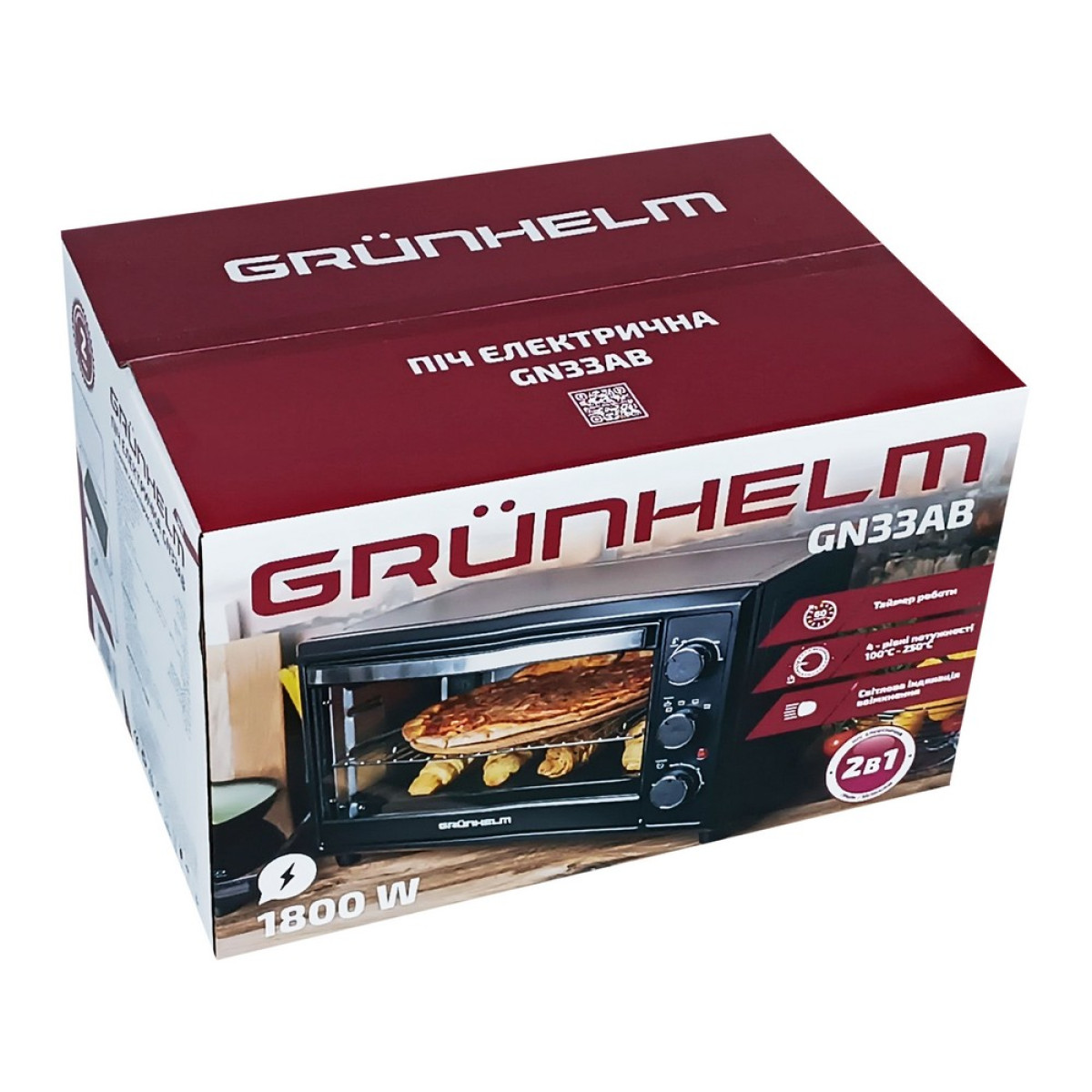 Электрическая печь Grunhelm GN33AВ