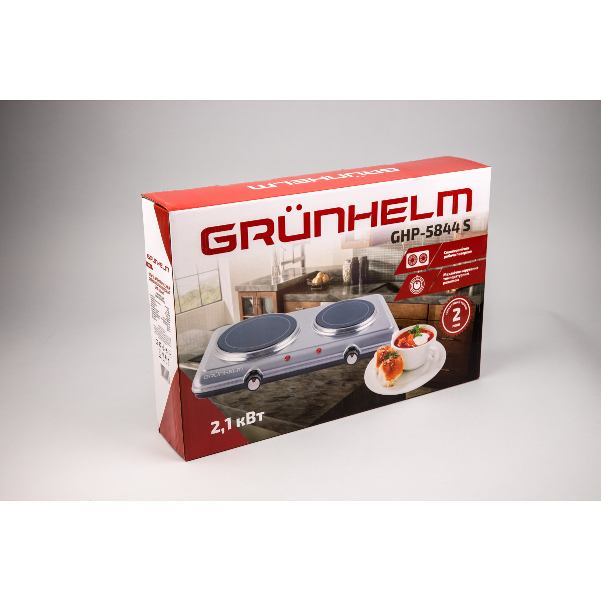 Електроплита Grunhelm GHP-5844S