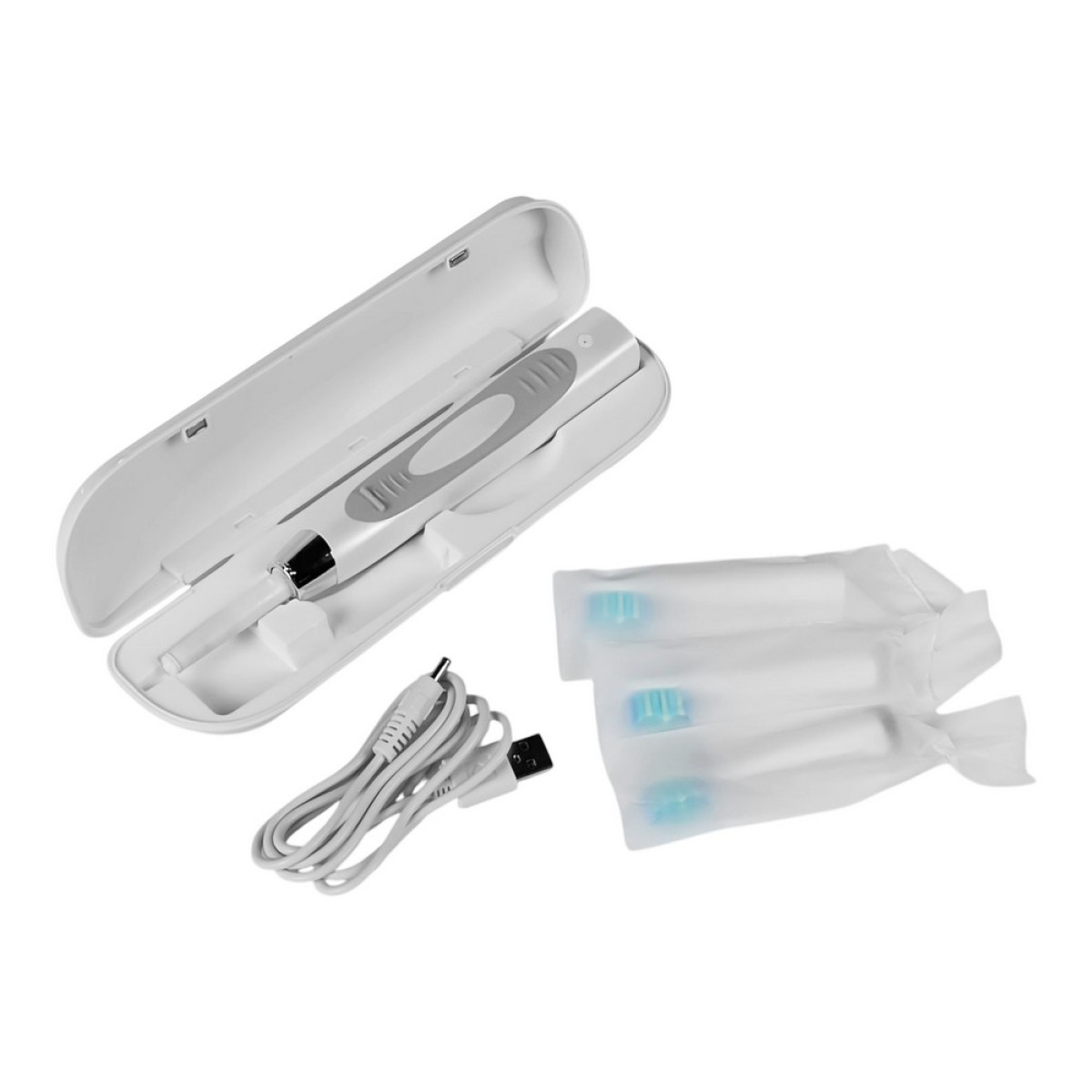 Электрическая зубная щетка Grunhelm GSPB-3H белая