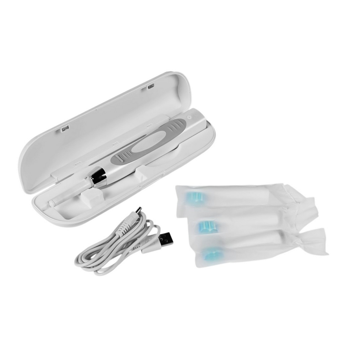 Электрическая зубная щетка Grunhelm GSPB-3H белая