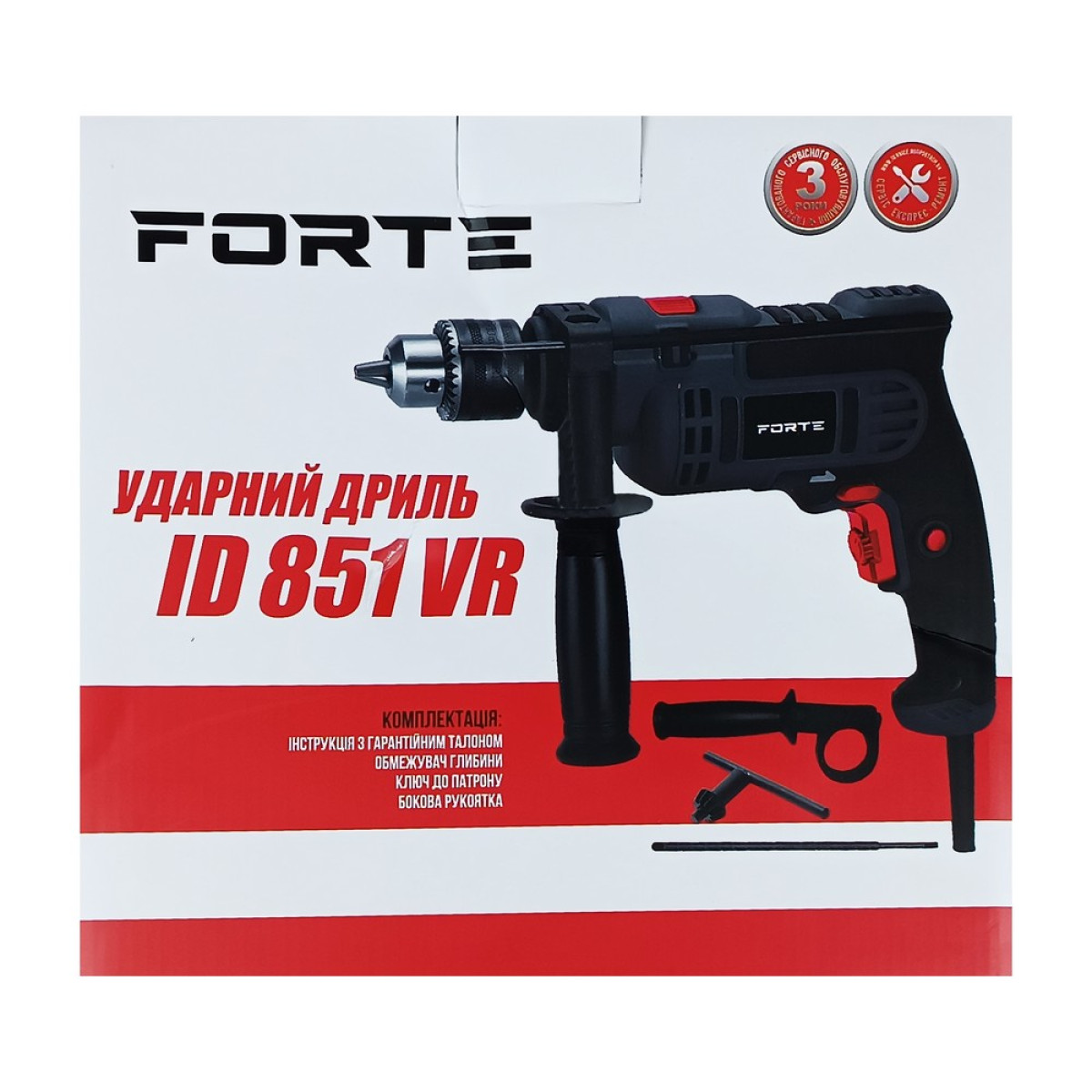 Ударний дриль Forte ID 851 VR 850