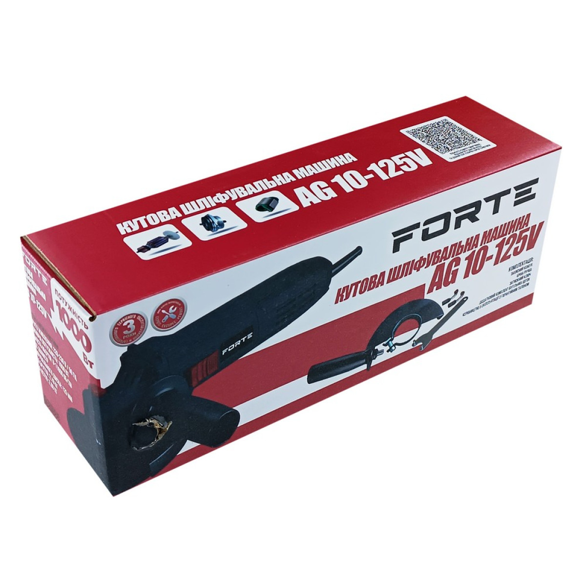 Кутова шліфувальна машина Forte AG 10-125V