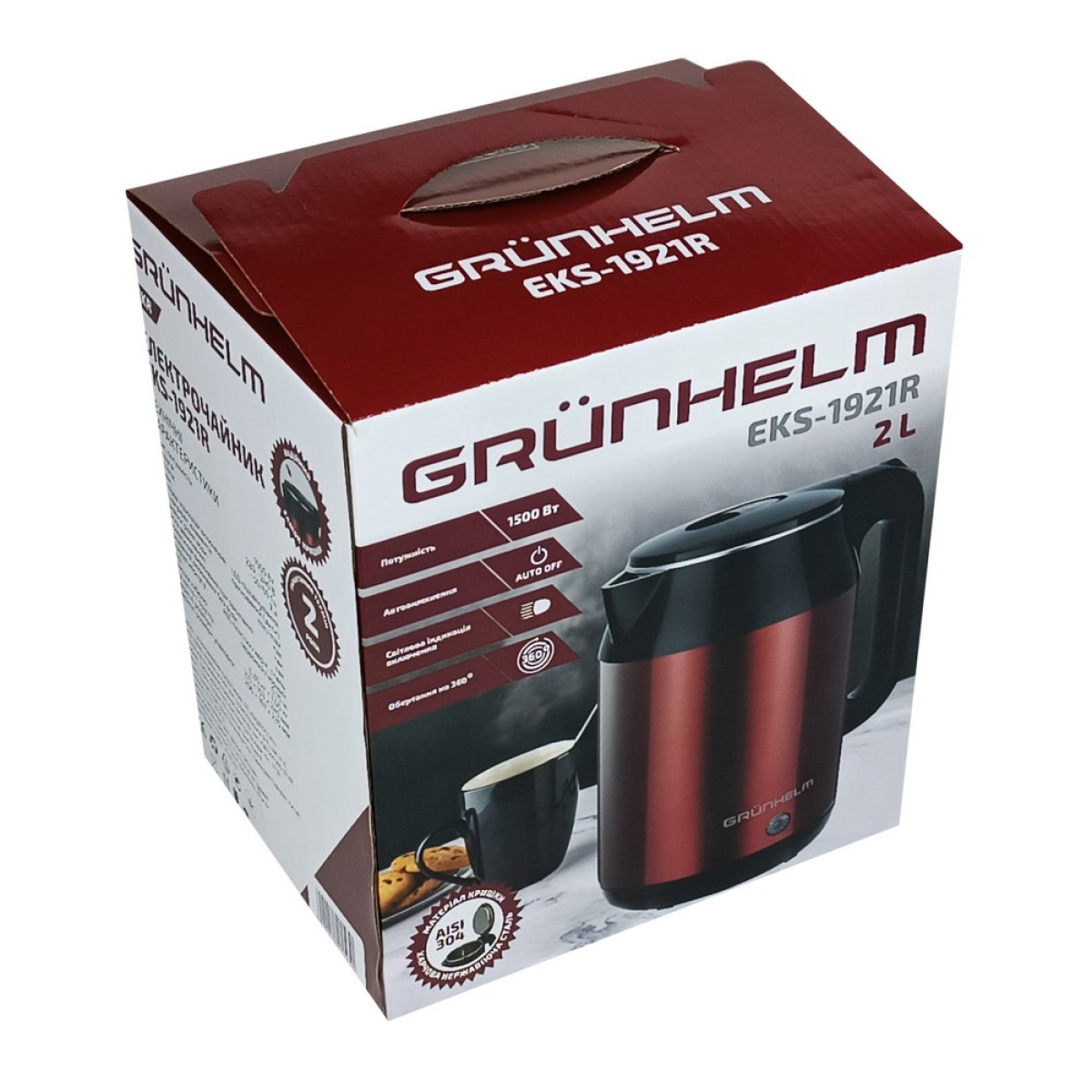 Электрочайник Grunhelm EKS-1921R