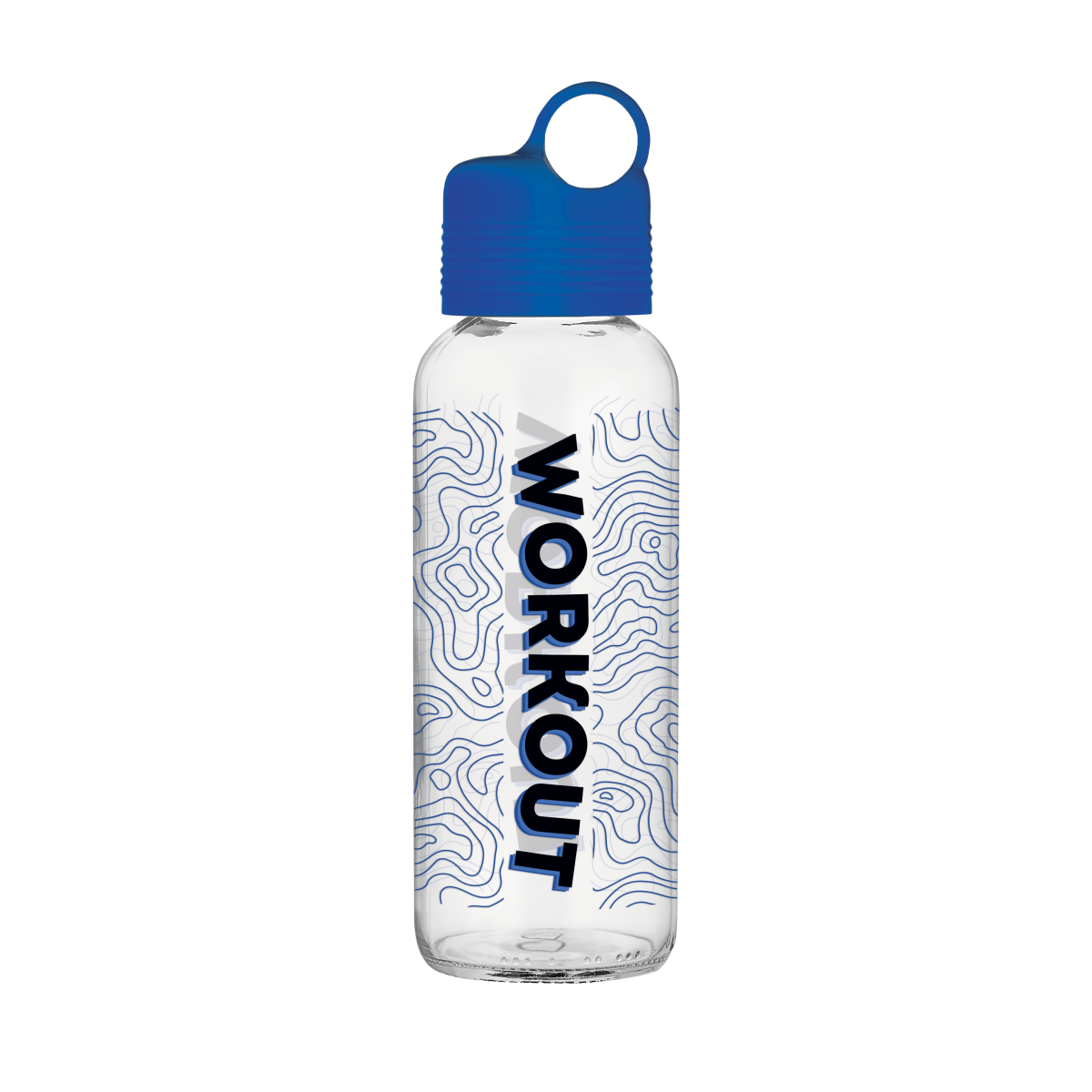 Пляшка для води 450 мл синя Moon VT-922009 VITTORA