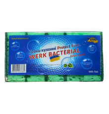 Губка кухонная Bacterial protect WR766 WERK
