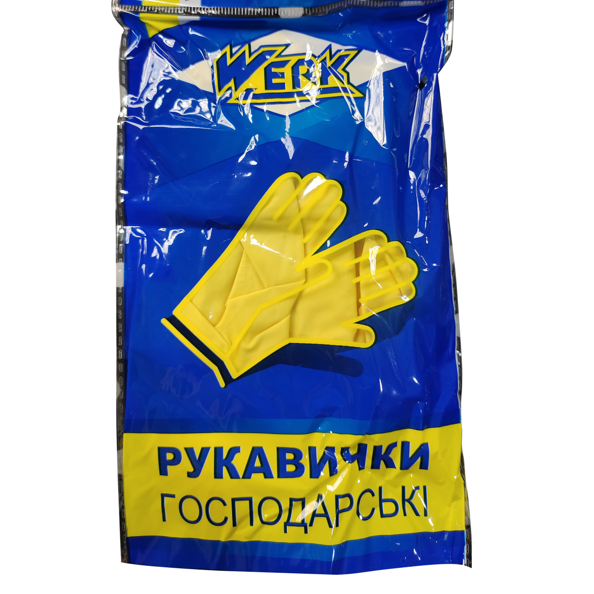 Перчатки хозяйственные латексные WHL-01L размер L WERK