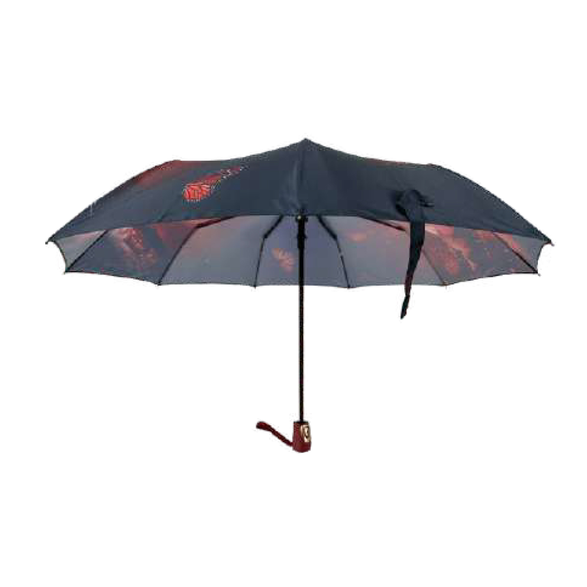 Полуавтоматический женский зонтик Grunhelm UAO-1005RH-18GW