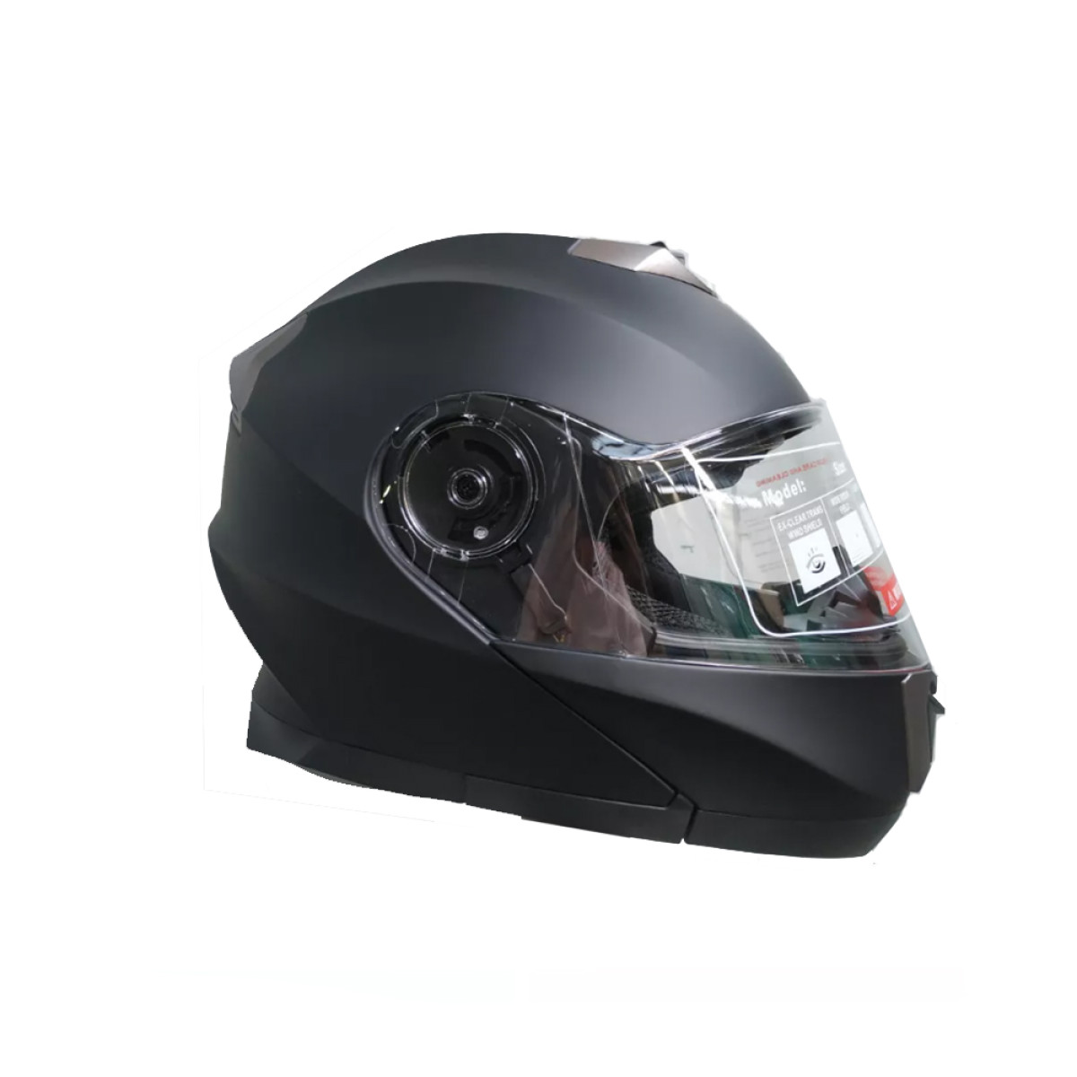 Мотошолом чорний FORTE BLD-160, розмір XL
