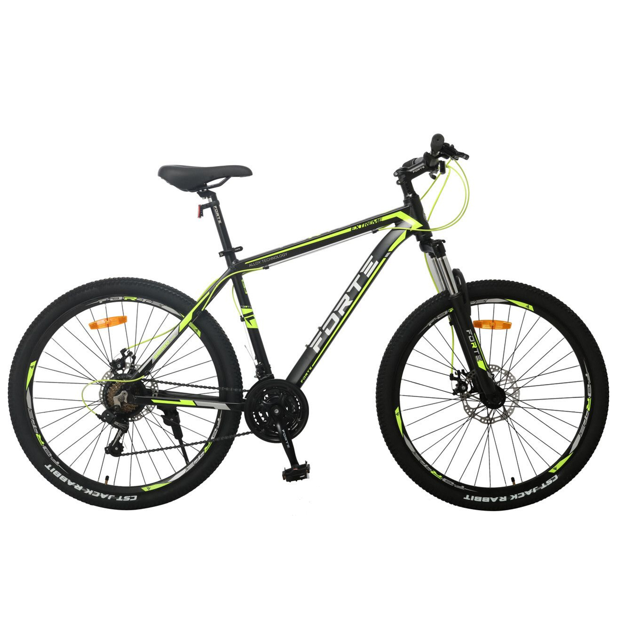 Велосипед FORTE EXTREME 27.5"/19", чорно-жовтий