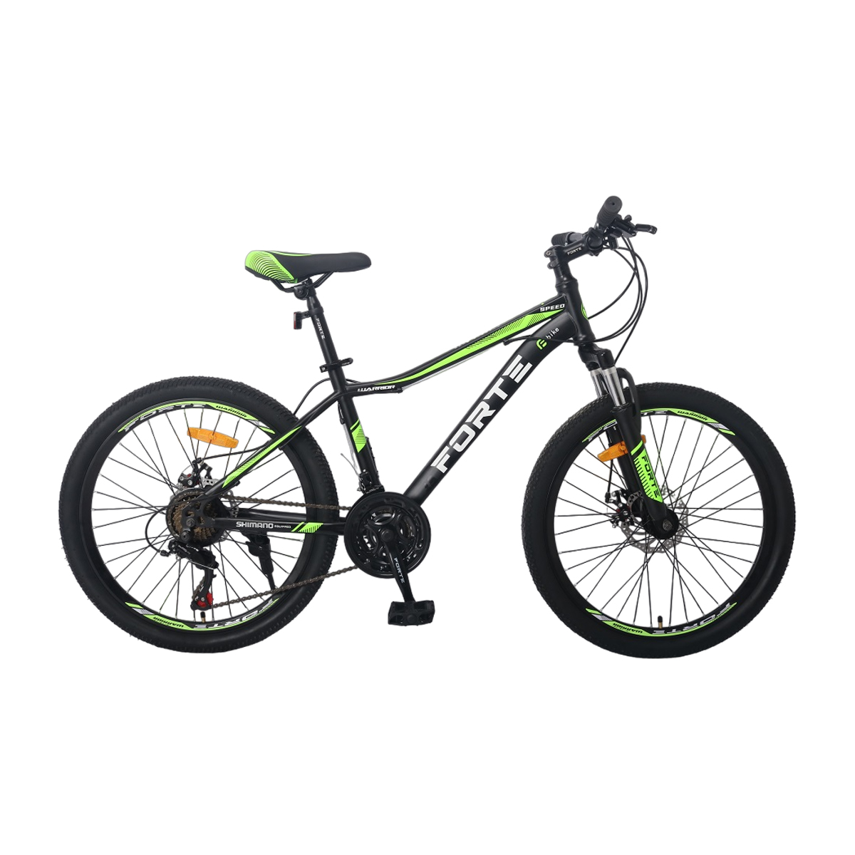 Велосипед FORTE WARRIOR 13"/ 26" чорно-жовтий (А)