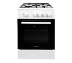 Плита газова біла  Grunhelm G4F5600W