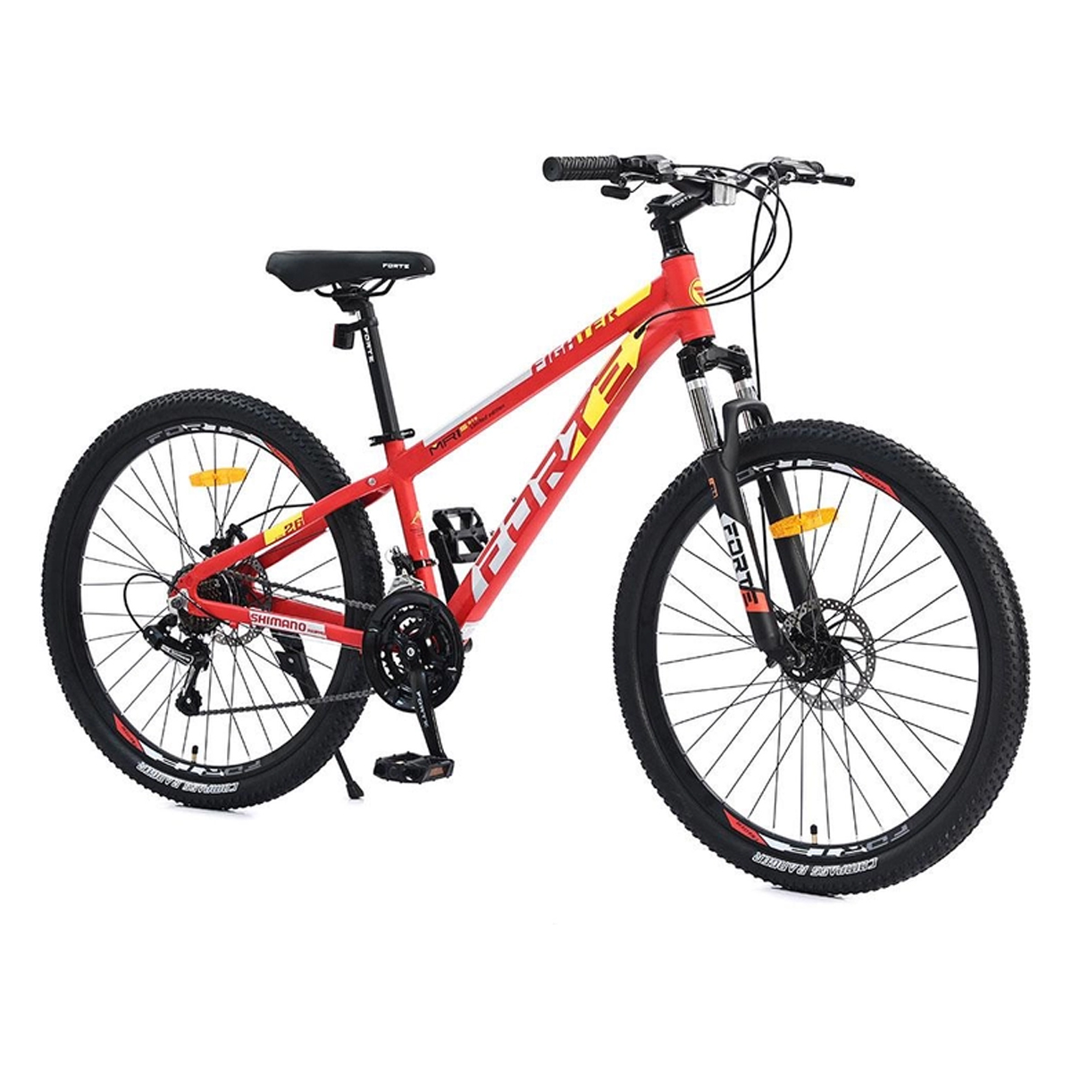 Велосипед Forte Fighter 26"/13" червоно-жовтий