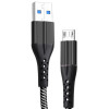Кабель Micro USB Grunhelm GMC-02MLB, 1 м