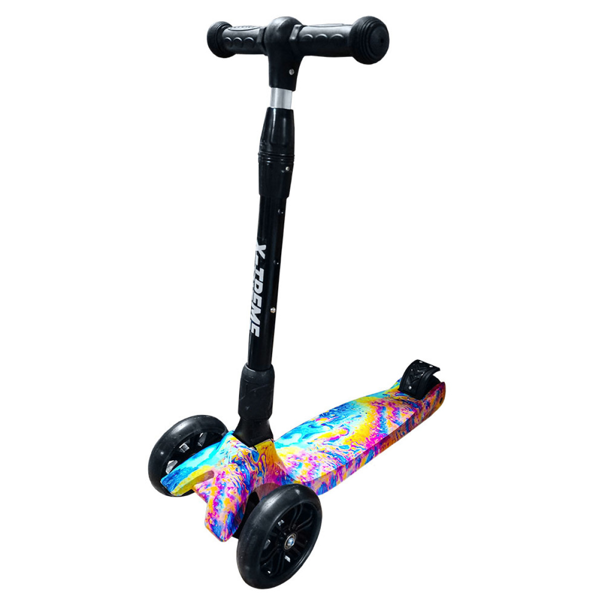 Детский самокат X-TREME KS-229WF SKY черный