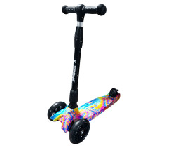 Детский самокат X-TREME KS-229WF SKY черный