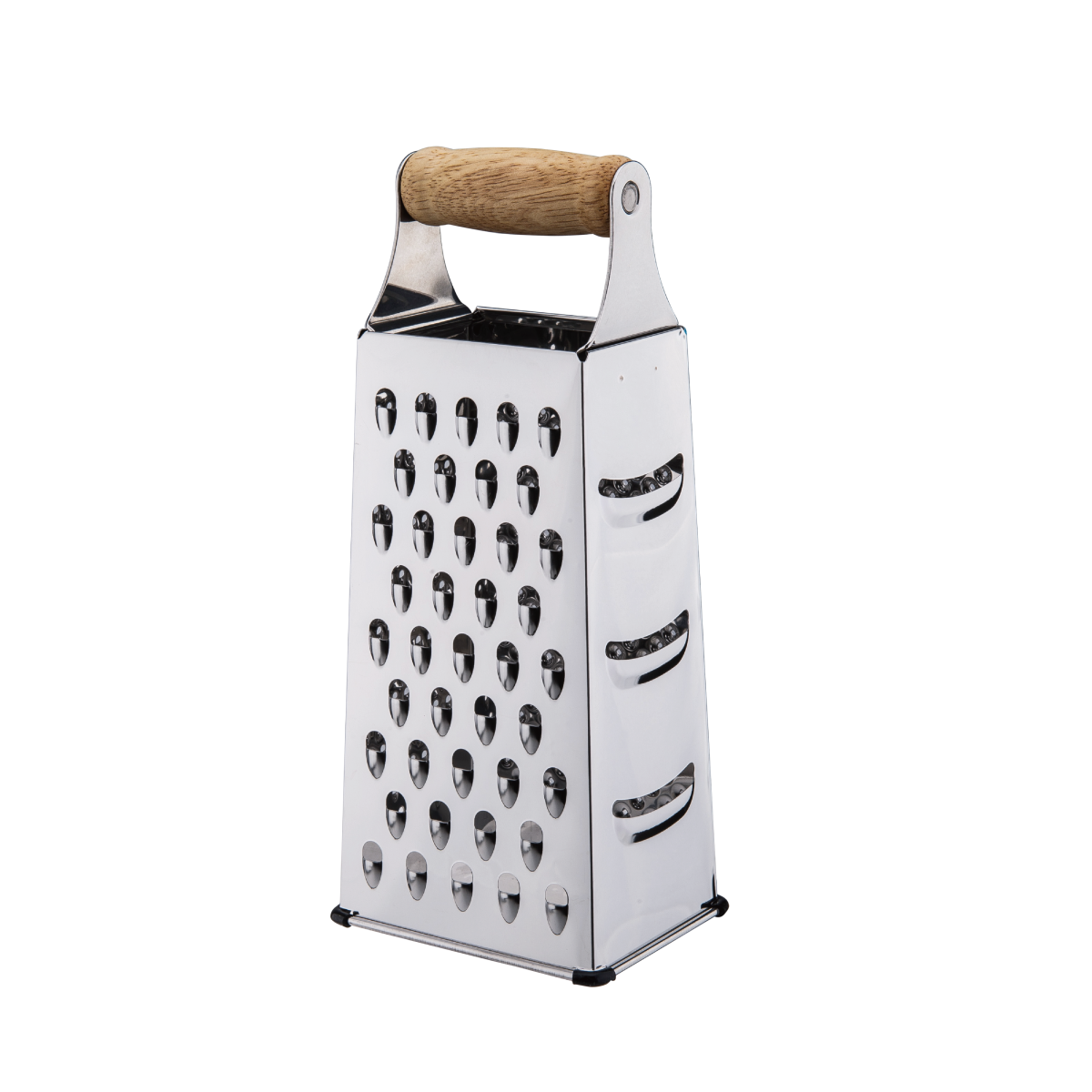 Тертка GT-GR-1005 METAL чотиристороння з дерев'яною ручкою 23 см GUSTO