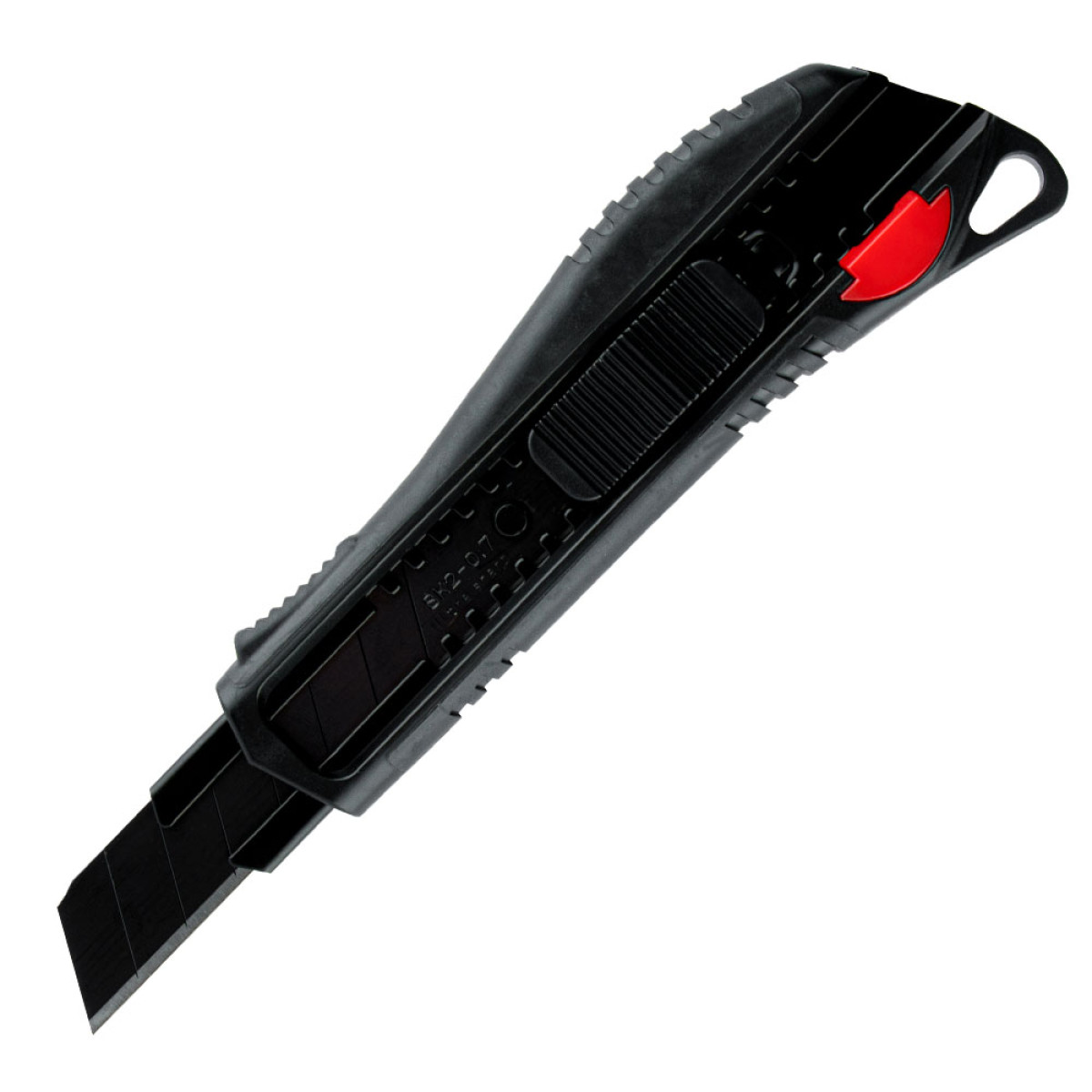 Нож пластиковый прорезиненный 18 мм Haisser 23508.