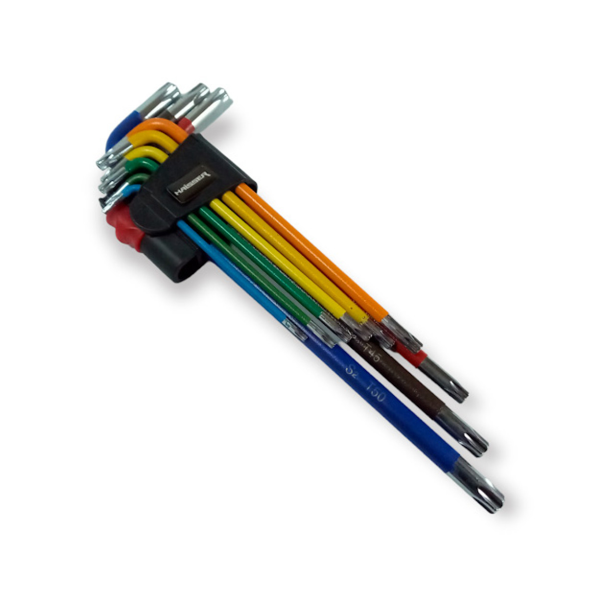 Набір Г-подібних ключів TORX екстра-дов.з отв.9 од.S2,T10-50 Haisser 48117