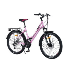 Велосипед Forte Evrika 26"/26", розовый