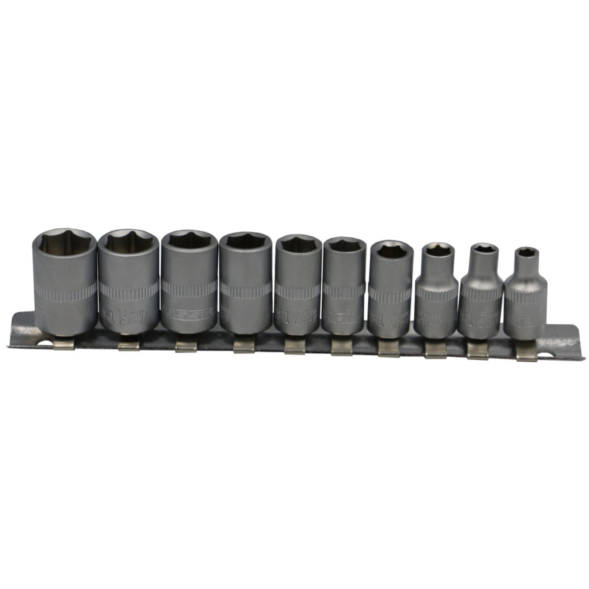 Набор шестигранных головок 1/4" 10 ед. CR-V SATINE Haisser 70187