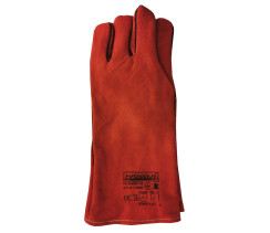 Перчатки защитные замшевые красные Haisser 211522
