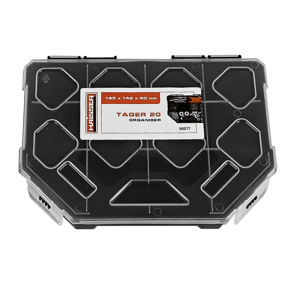 Органайзер пластиковый Tager 20 195х142х40 Haisser 90077
