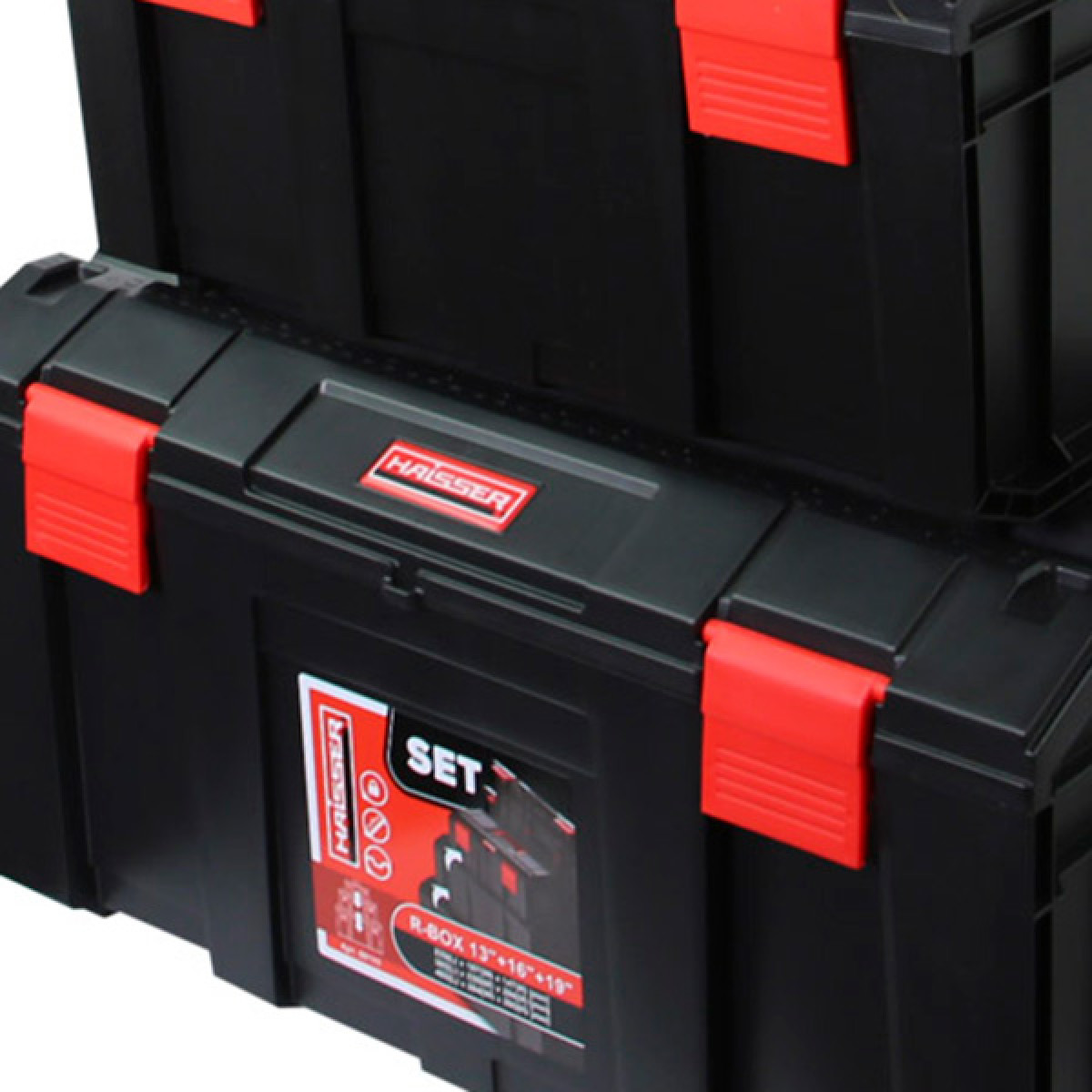 Набор ящиков для инструмента 3 в 1 R-BOX Haisser 90115