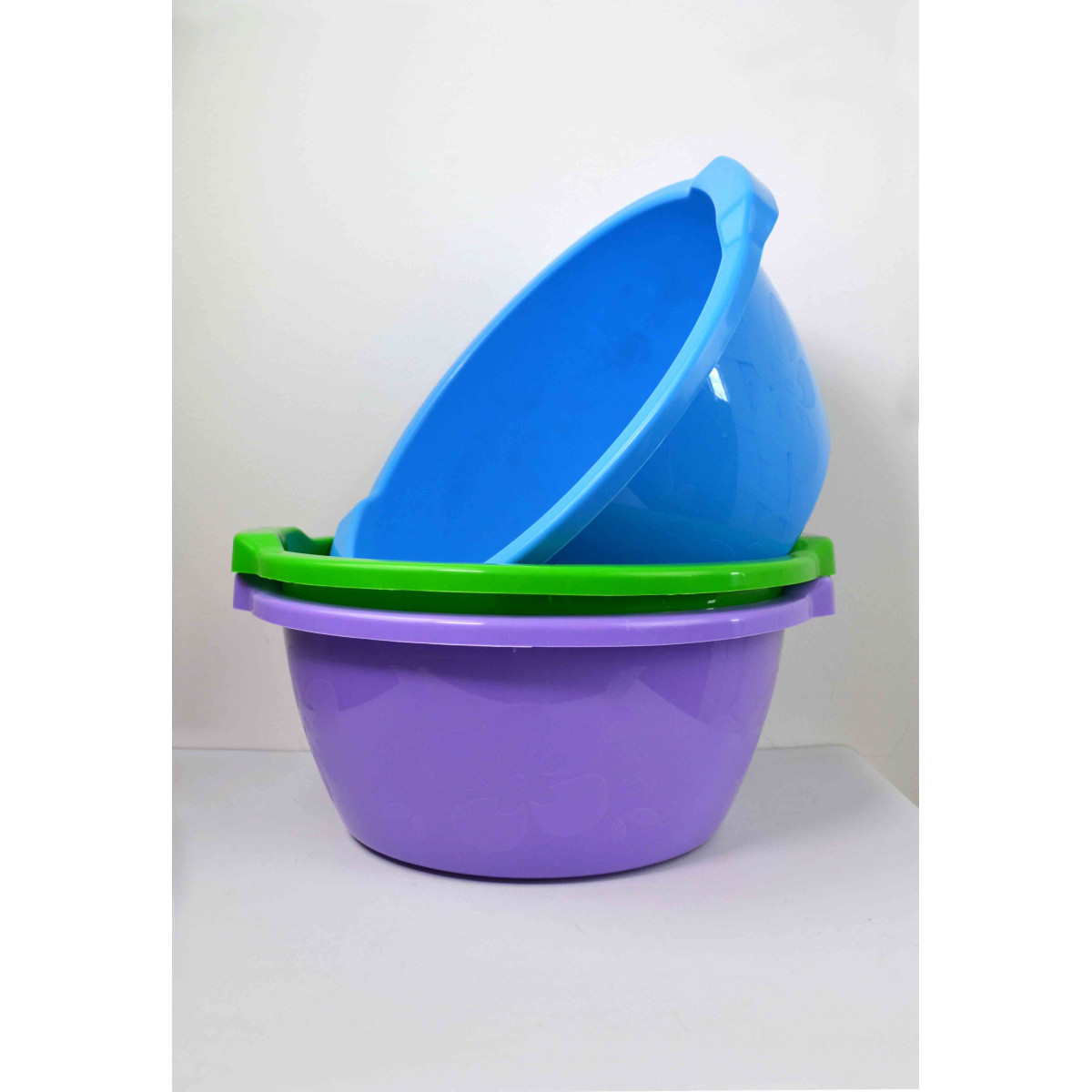 Таз пластиковый W-1071 Незабудка 6 л WERK