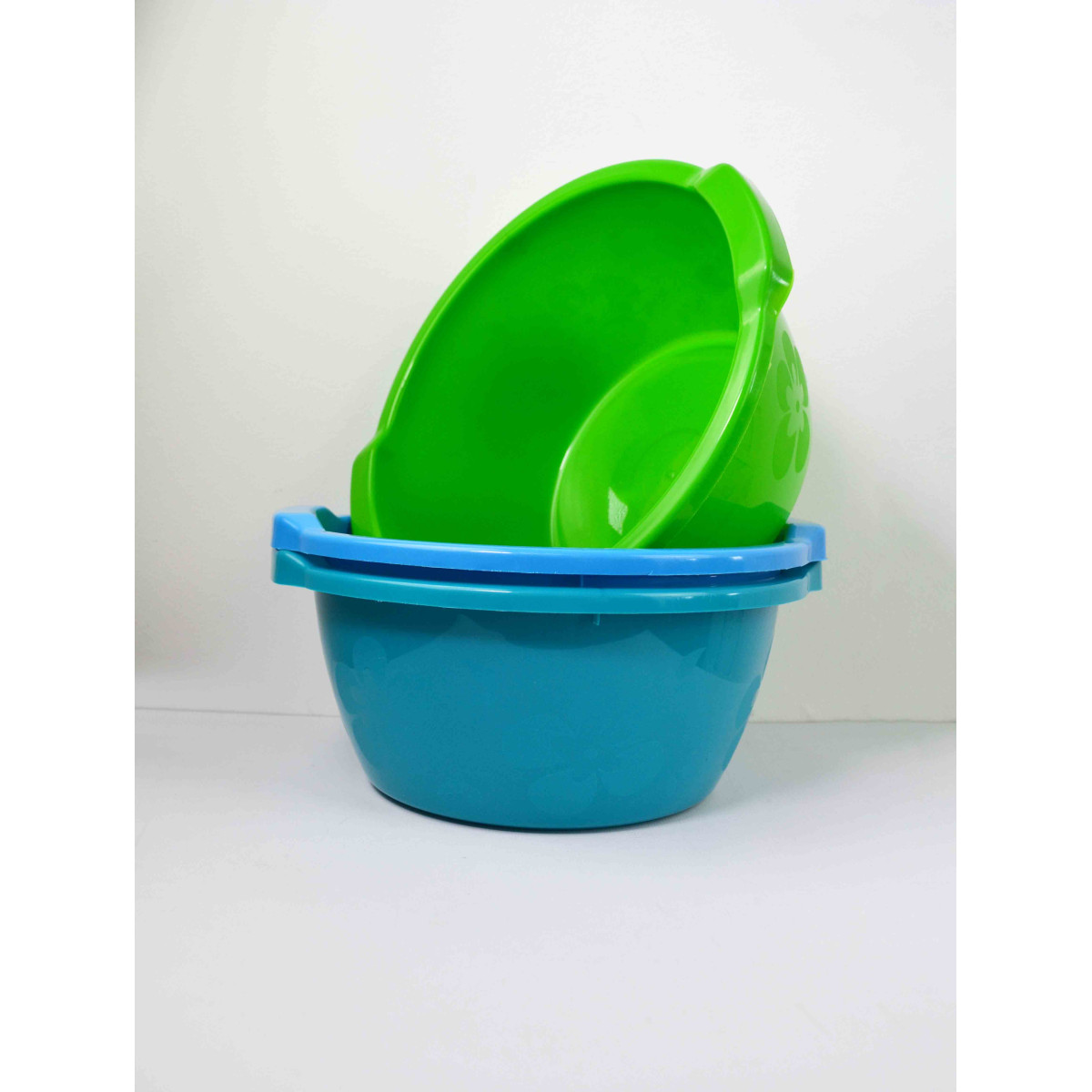 Таз пластиковый W-1071 Незабудка 6 л WERK