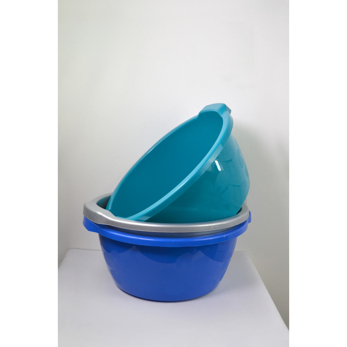 Таз пластиковый W-1071 Незабудка 6 л WERK