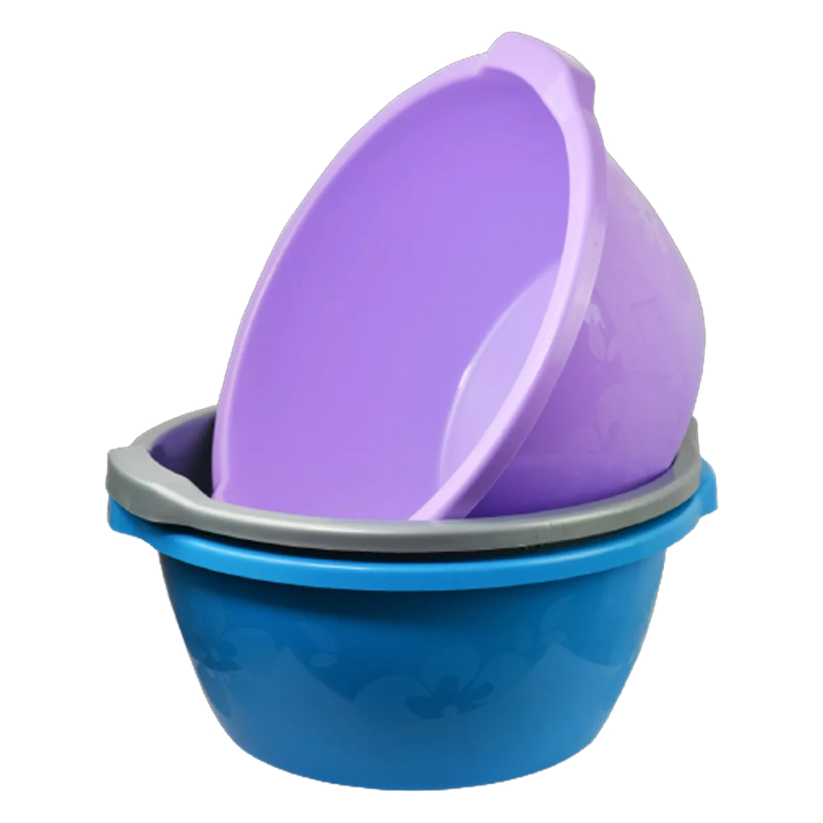 Таз пластиковый W-1071 Незабудка 6 л WERK