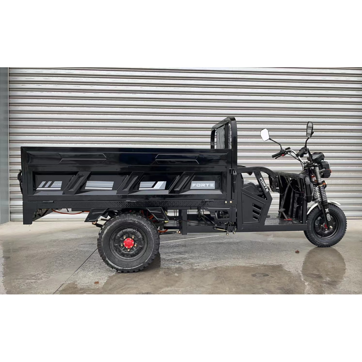 Грузовой электрический трицикл FORTE JB-1500 Черный