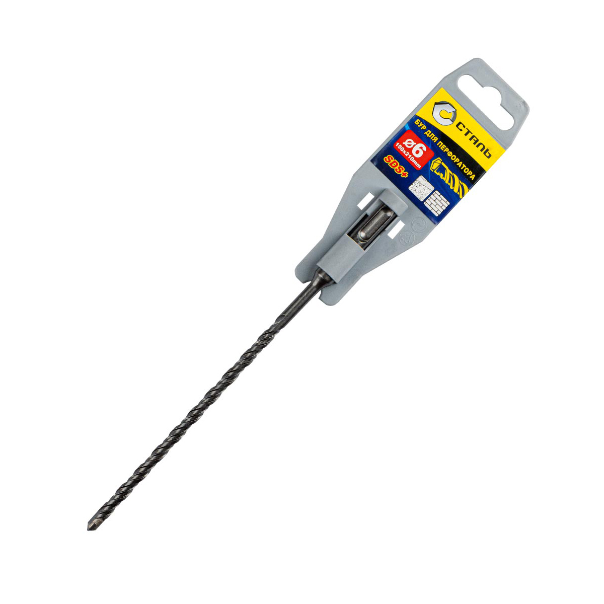 Свердло Сталь SDS-plus, 6х210 мм