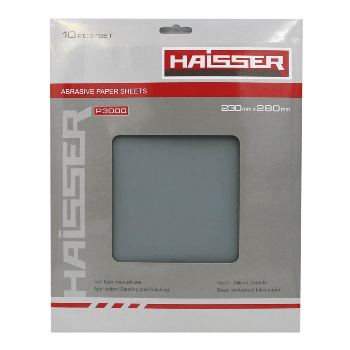 Шліфувальний папір в аркушах 230x280мм, К3000 10шт. Haisser