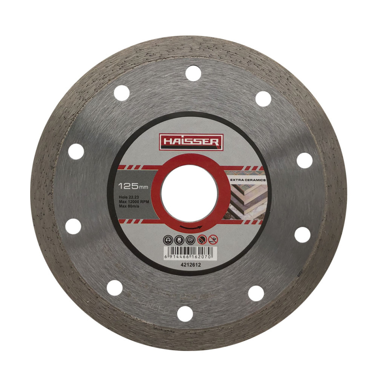 Диск діамантовий Extra ceramics 125x1.2x22.23 Haisser