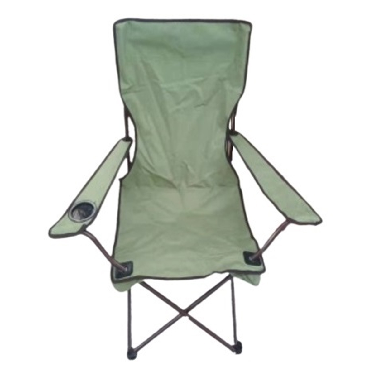 Раскладной стул X-Tream XTCUC-535392G с держателем для чашки, 53х53х92 см, зеленый