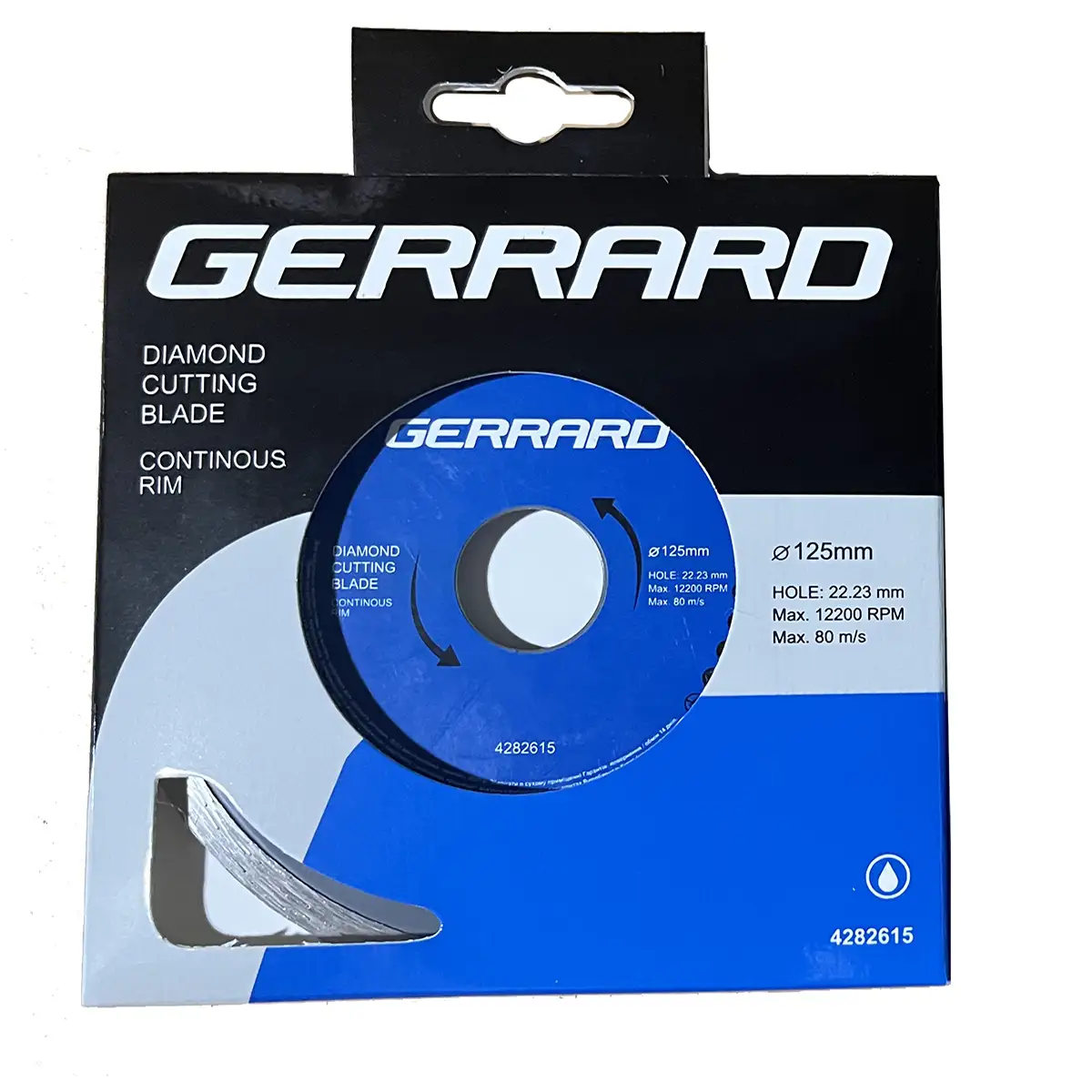 Диск алмазний по плитці - 125x5.5x22.23мм Gerrard 4282615 — купити Диск алмазний по плитці - 125x5.5x22.23мм Gerrard 4282615 — купити