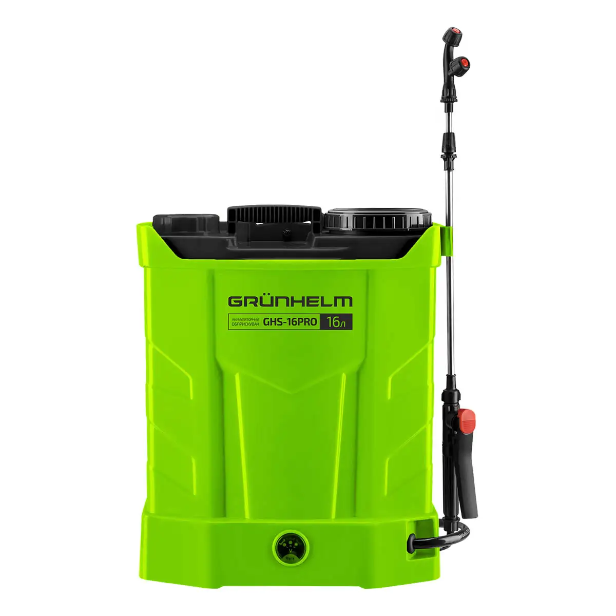 Опрыскиватель аккумуляторный 16л Grunhelm GHS-16PRO — купить за 1
