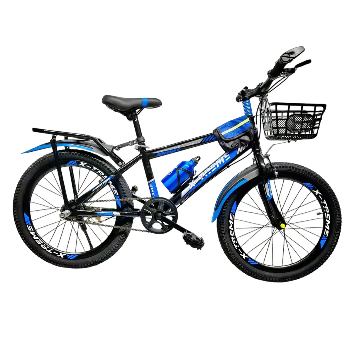 Детский велосипед X-Treme PRIME 25.20-02 черно-синий — купить за 4