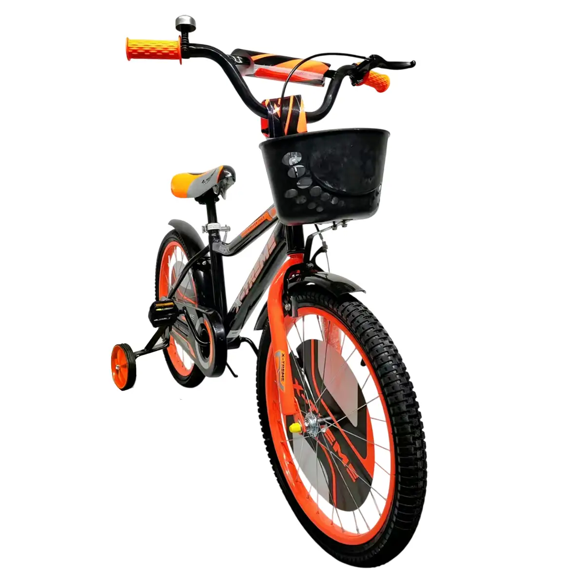 Детский велосипед X-Treme ROCKY 25.16-02 черно-оранжевый — купить