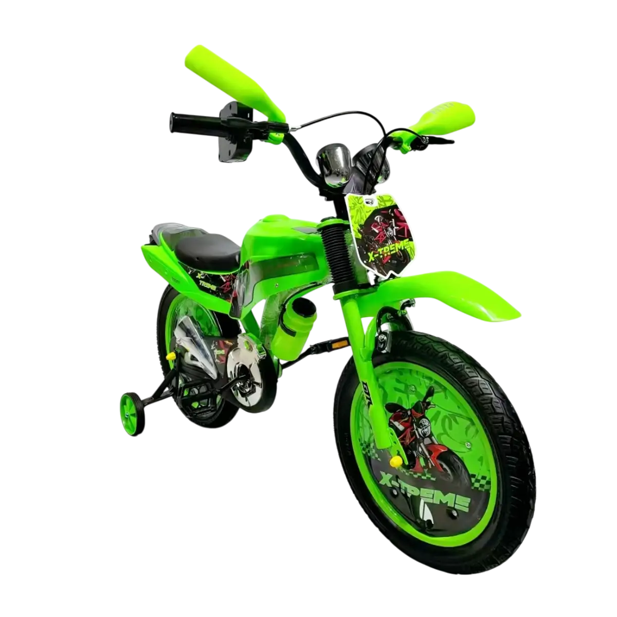 Детский велосипед X-Treme RIDER 25.16-03 зеленый — купить за 4 602